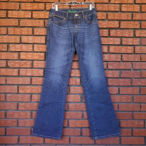 Wrangler Bootcut Embroidered Jeans Sz 5 Low Rise SAMPLE 30 x 33 Western Cowgirl - Picture 5 of 14